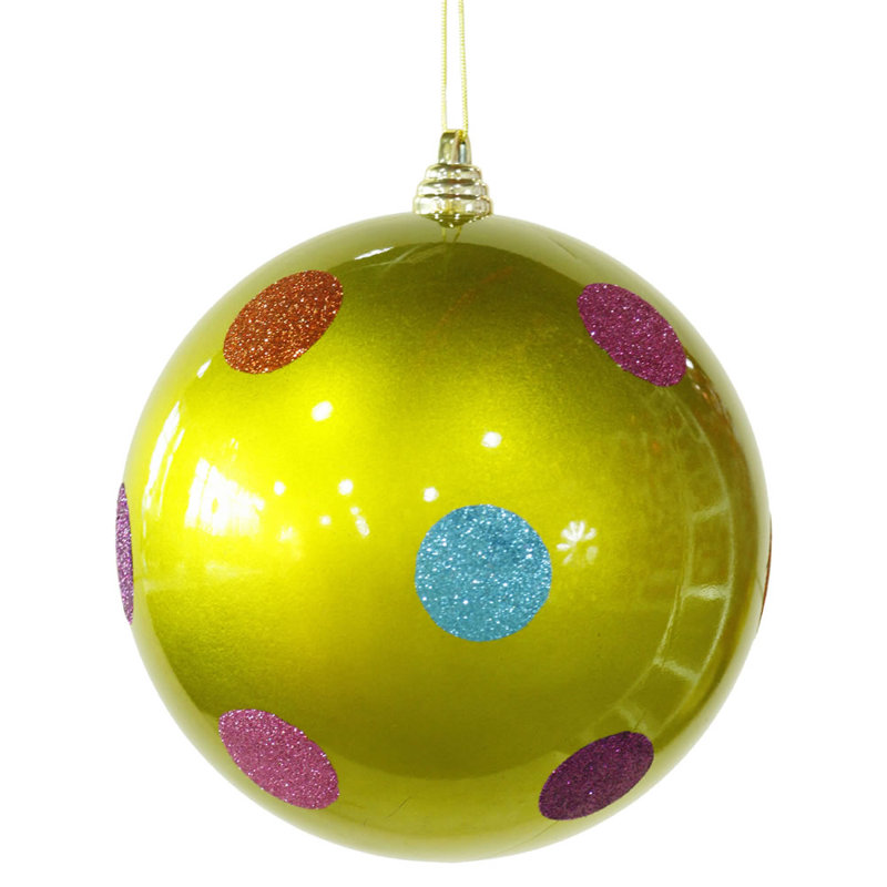 Vickerman Candy Polka Dot Ball Christmas Ornament & Reviews Wayfair